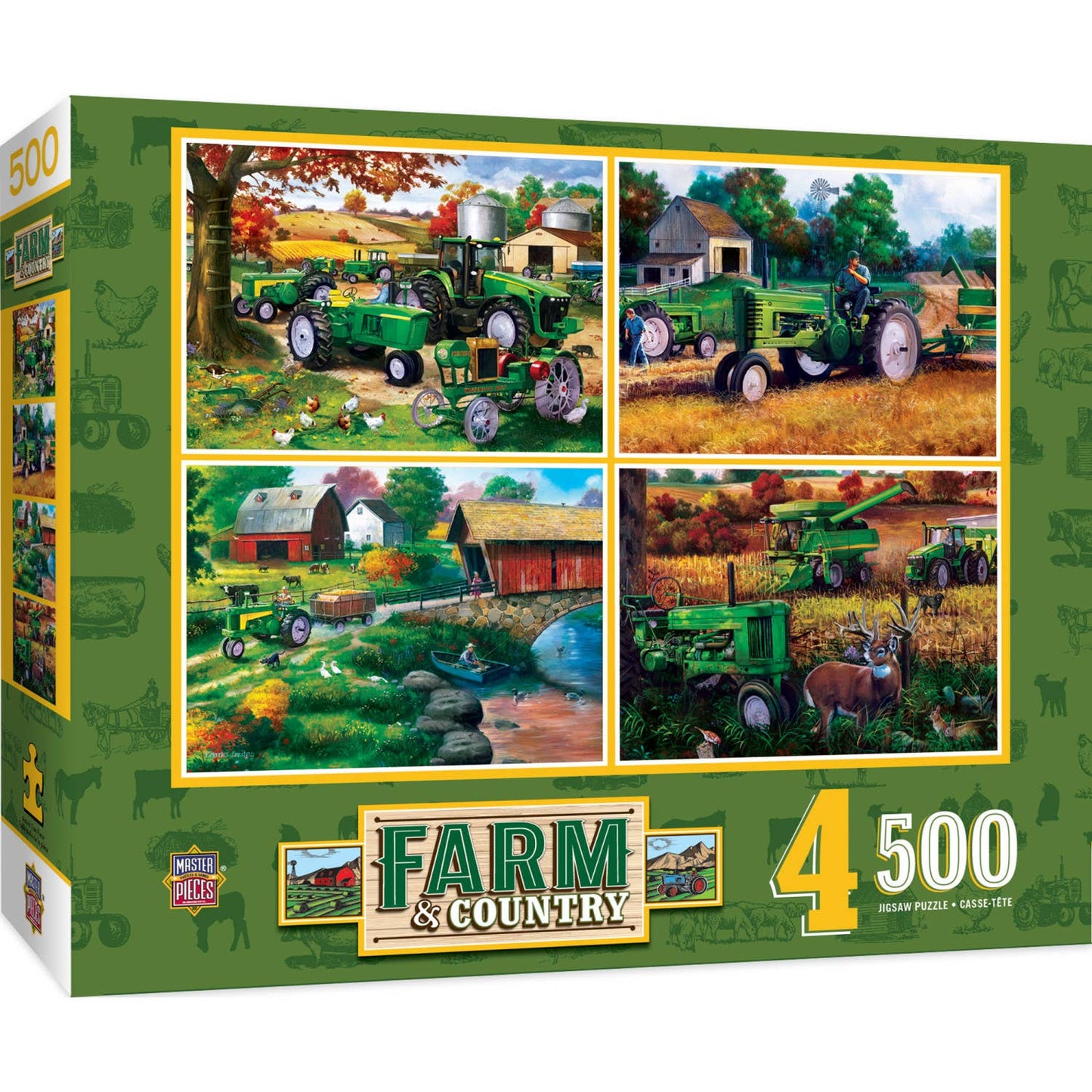 Farm & Country - 500 Piece Puzzles 4 Pack