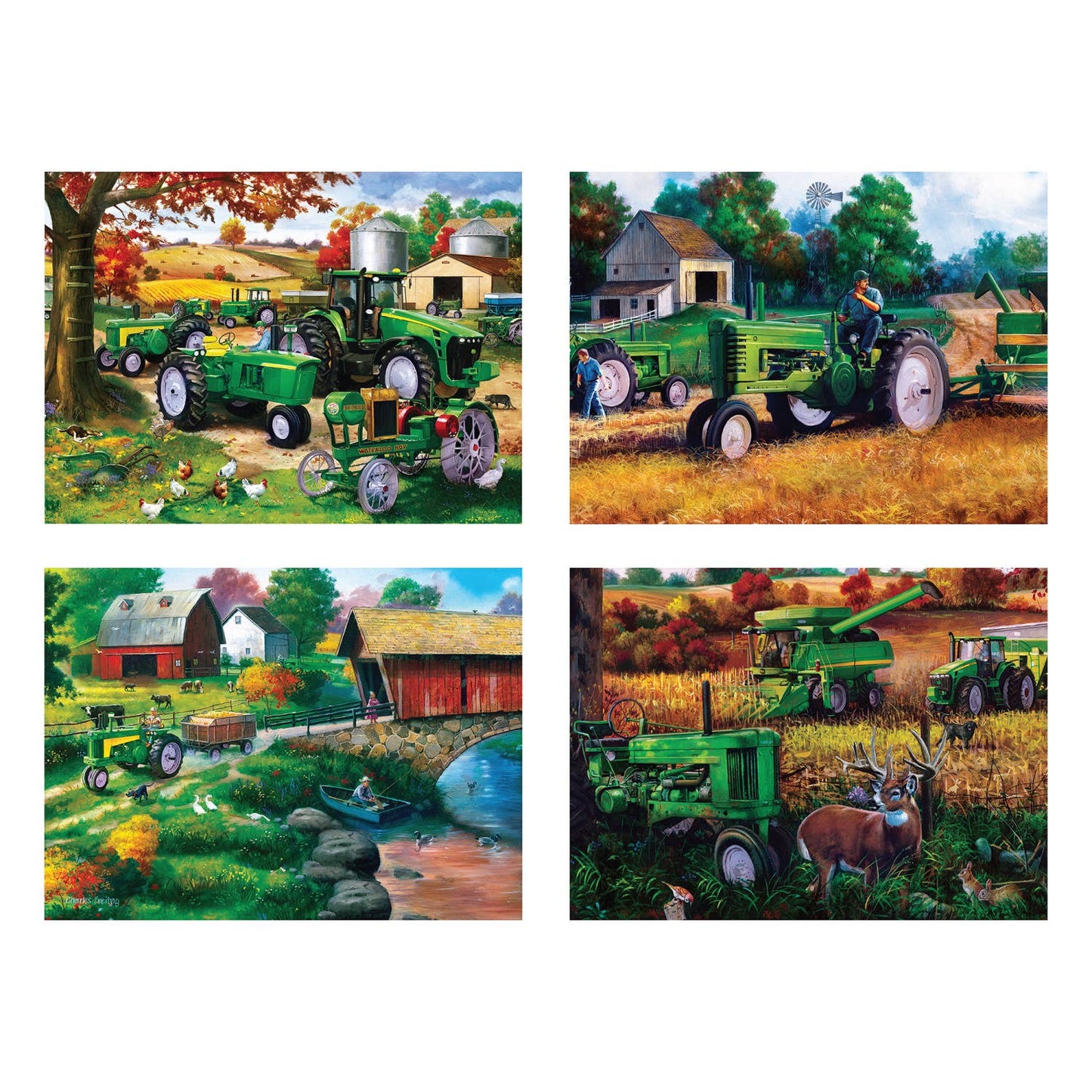 Farm & Country - 500 Piece Puzzles 4 Pack