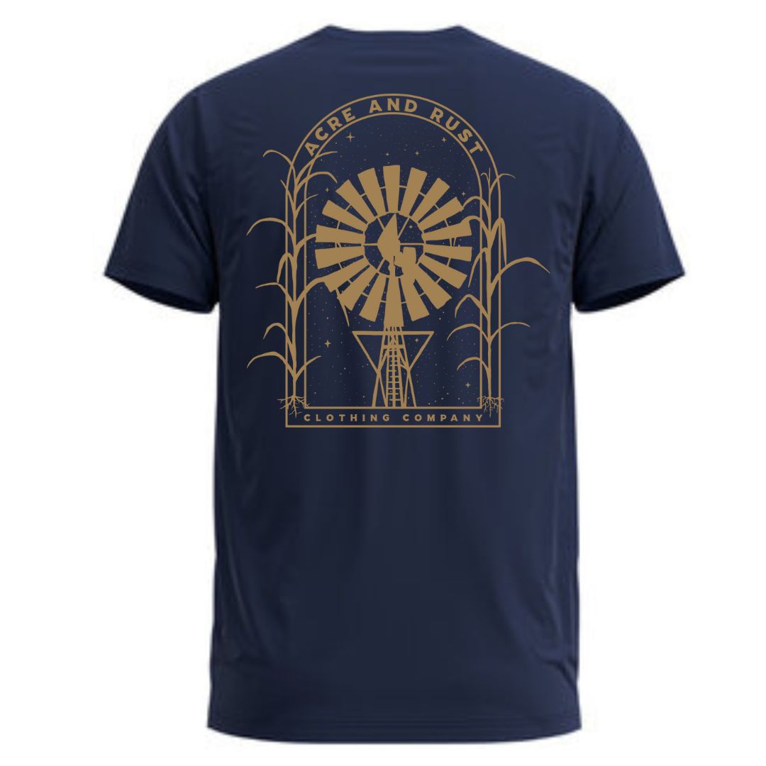 Starry Night Windmill T-Shirt