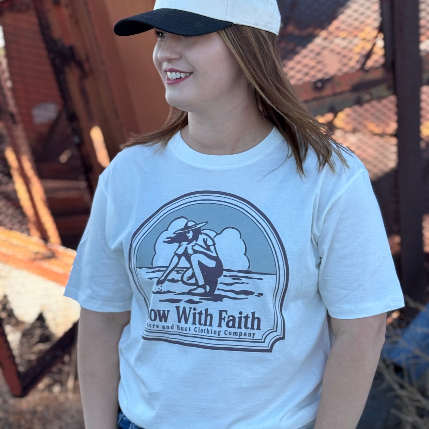 She Sows Faithfully T-shirt