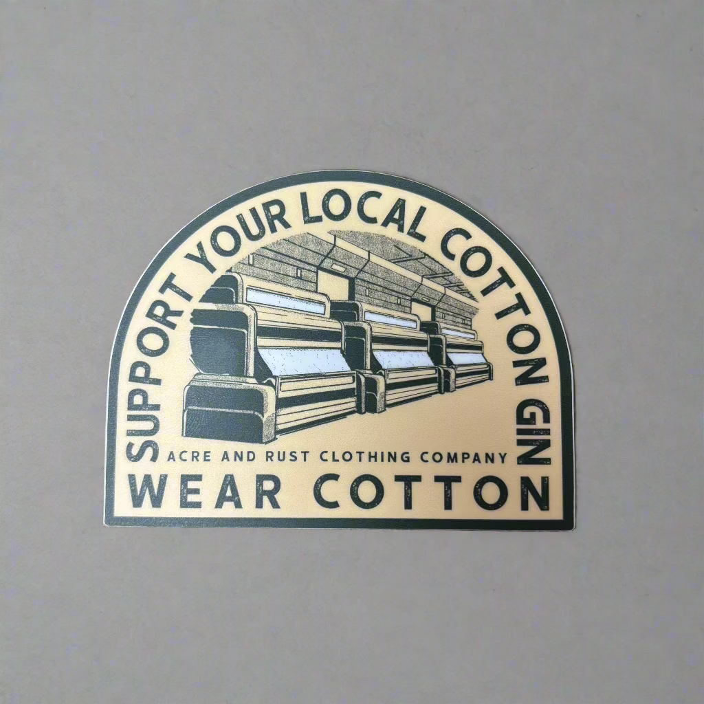 Cotton Gin Sticker